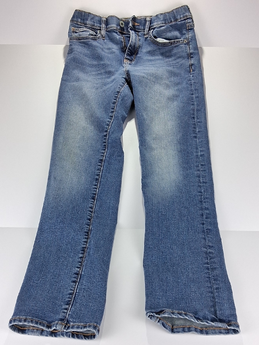 Boys Old Navy Karate Slim Jeans Size 14 Blue Denim Adjustable Waist